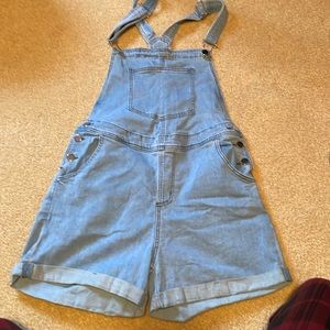 women’s sized large overall shorts